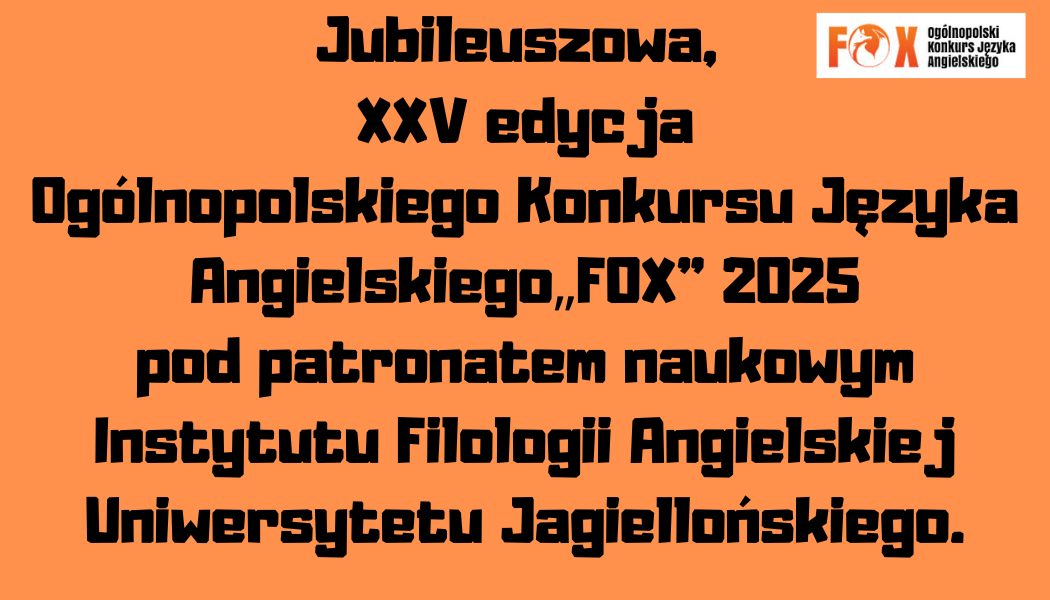 Informacje na temat Konkursu FOX 2025